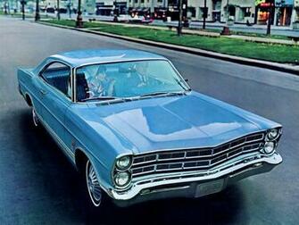 Ford Galaxie Hardtop Coupe Classic Wallpaper Background
