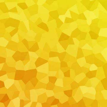 Yellow Pieces Abstract Geometric Wallpaper HD Image