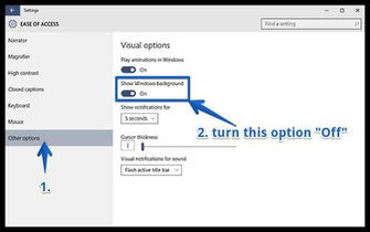 Disable Desktop Background In Windows
