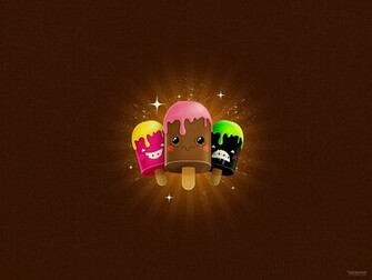 Chatting Candies Lick Me Funny Funky Cartoon Ice Cream Characters