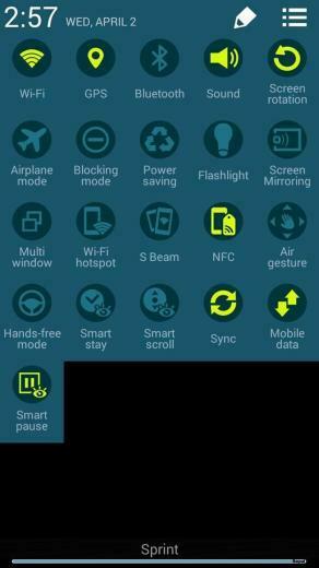 Quick Settings Toggles On Your Samsung Galaxy S3