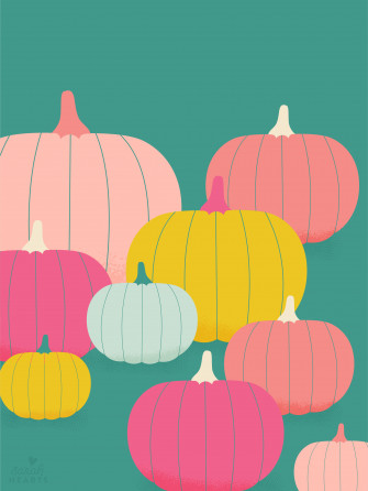 Cute Pumpkin Background Wallpaper