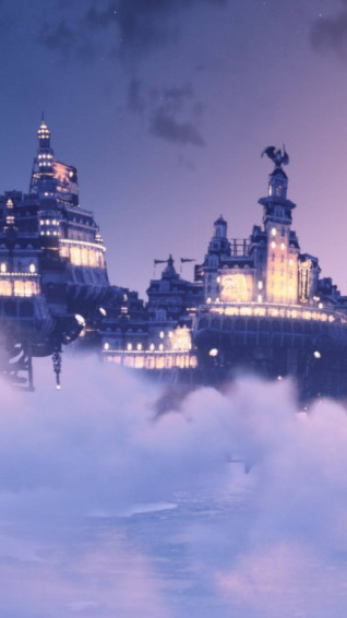 Bioshock Infinite iPhone City Wallpaper