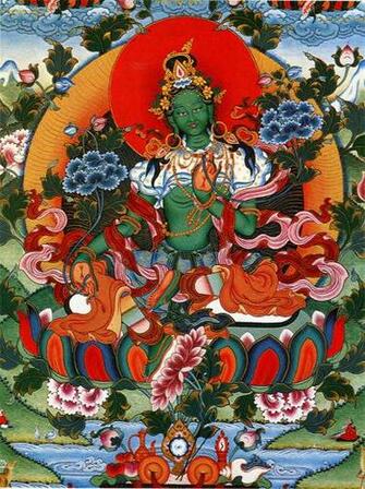 Green Tara Wallpaper By Andy Weber