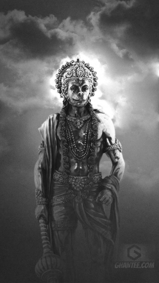 Angry Hanuman Wallpaper