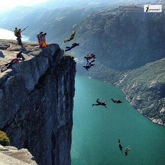 Wing Suit Flying Wallpaper