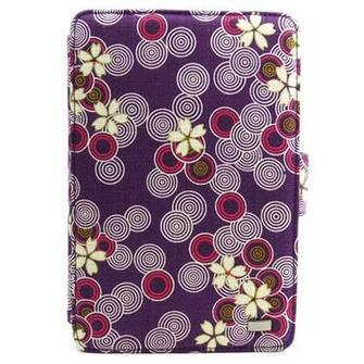 Rotating Smart Cover Case With Stand For Amazon Kindle Fire Cocoa