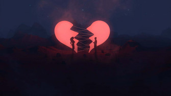 Broken Heart Aesthetics Wallpaper