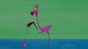 Pink Flamingo Sleeping Upright Wallpaper Desktop Background