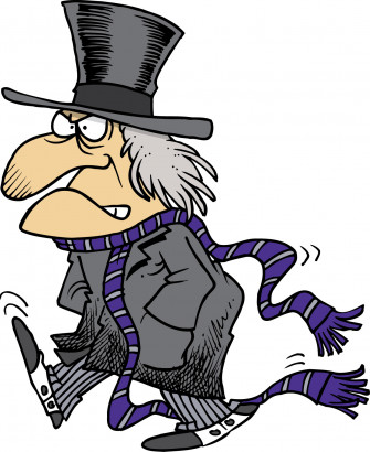 Scrooge Coloring Wallpaper