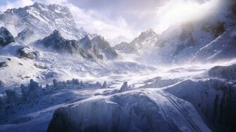 Mountains Nature Wallpaper Snow