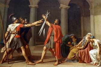 Przysi Ga Horacjuszy Jacques Louis David Malarstwo Gi