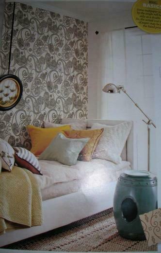 Bhg Feb Candice Olson Dotted Paisley Wallpaper Sherwin