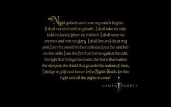 Quotes Game Of Thrones Tv Series George R Martin Nights