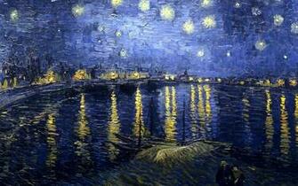 Vincent Van Gogh Starry Night Over The Rhone Wallpaper Art HD