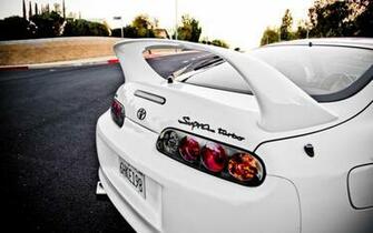 Toyota Supra White Lights Turbo Street Stock Photos Image