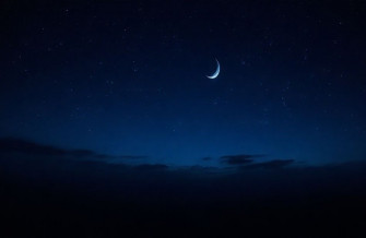 Blue Night Sky Wallpaper