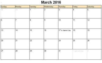 Best March Calendar Printable HD Wallpaper Yellowpics