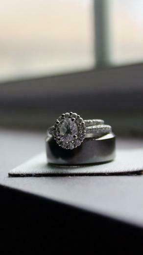 Diamond Ring Black And White iPhone Plus HD Wallpaper