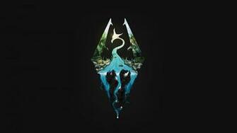 Pin Skyrim Fire Logo