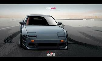 Nissan 200sx S13 Alias Racing Drift Car Vector By