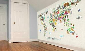 World Map Wallpaper Buy Online Maps International