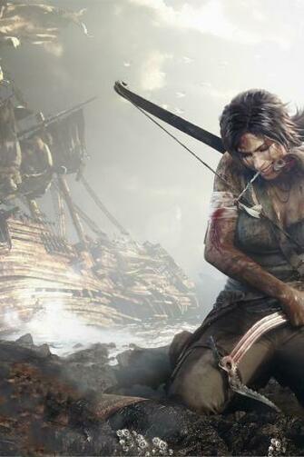 Tomb Raider Lara Croft Reborn iPhone Wallpaper