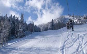 Ski Resort Solitude Utah Powderhorn Lift Wallpaper