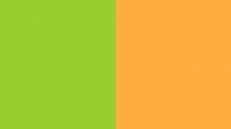Resolution Yellow Green And Orange Solid Two Color Background