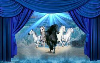 Wallpaper Horse Horses Scene 3d Desktop In