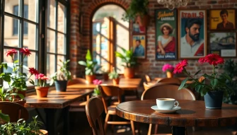 Italian Cafe Wallpaper
