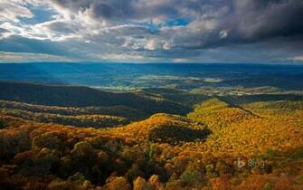 Shenandoah National Park In The Blue Ridge Mountains Of Virginia