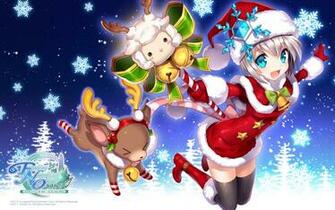 Anime Christmas Wallpaper Wide HD