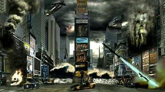 Times Square Disaster High Definition Wallpaper HD