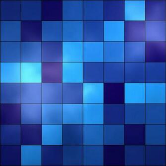 Blue Square Glass Tile Mosaic iPad iPad2 Wallpaper