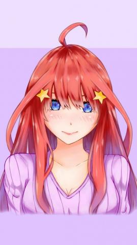 Cute Blue Eyes Itsuki Nakano Wallpaper