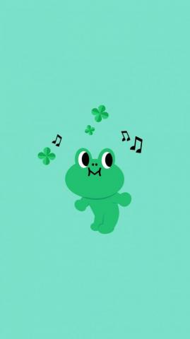 Cellphone Wallpaper Frog Friends Line