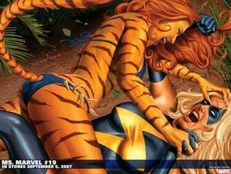 Tigra Vs Ms Marvel Battles Comic Vine