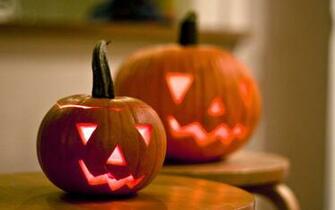 Halloween Pumpkins Full HD Desktop Wallpaper 1080p
