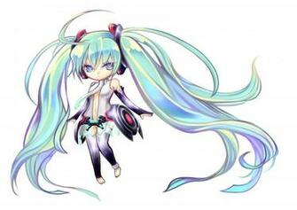 Hatsune Miku Chibi Append Anime Girls Vocaloid Wallpaper