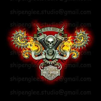 Harley Davidson T Shirt By Shipenglee