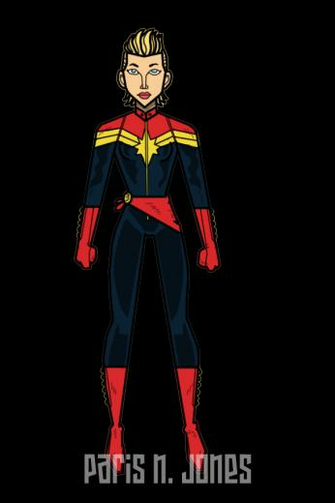 Carol Danvers Captain Marvel By Parisnjones