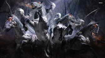 Four Horsemen Of The Apocalypse Wallpaper Darksiders Image Pictures