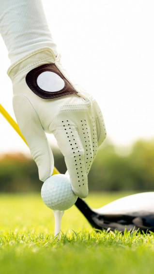 Golf Ball Course iPhone Wallpaper