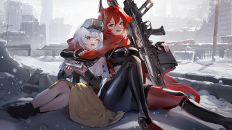Red Hood Goddess Of Victory Nikke Wallpaper Resolution HD 4k Image