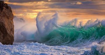 Storm On Sea 4k Ultra HD Wallpaper High Quality Walls