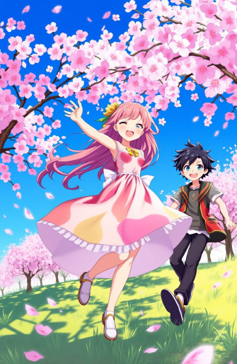Anime Girl And Boy Wallpaper