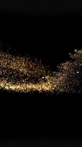 Gold Sparkle Beauty Dark Pattern iPhone Plus