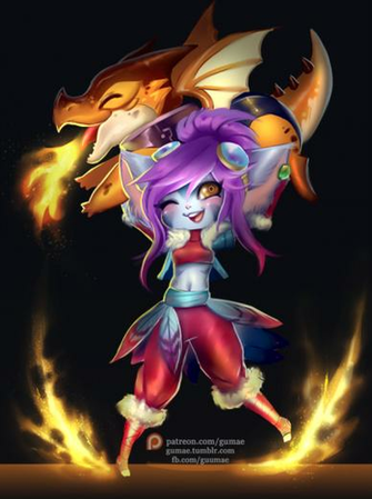 Dragon Trainer Tristana By Gumae