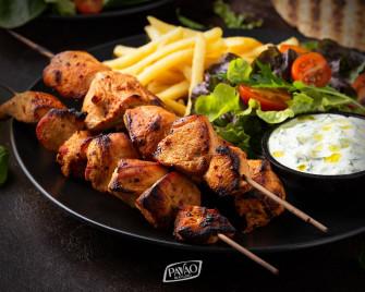 Greek Chicken Souvlaki W Tzatziki